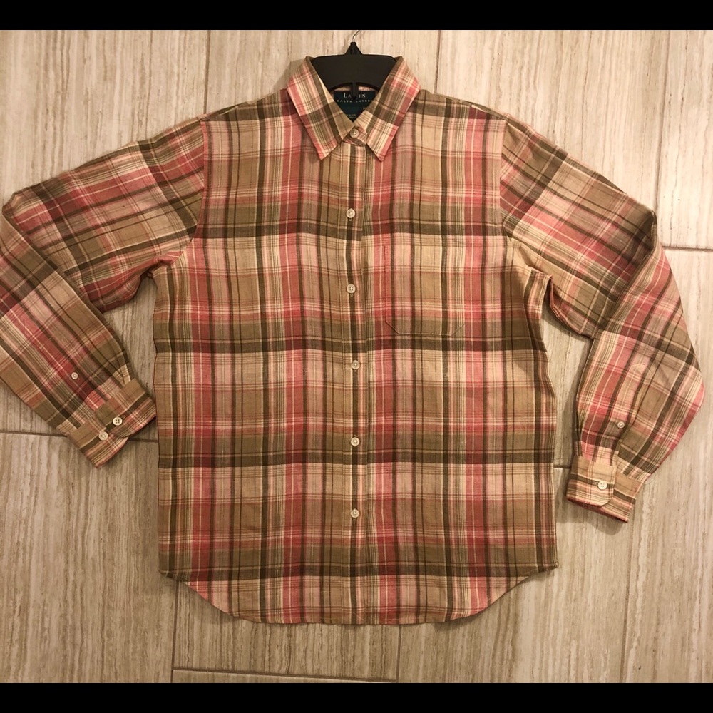 ❤️❤️Any four for $45❤️❤️ Ralph Lauren blouse